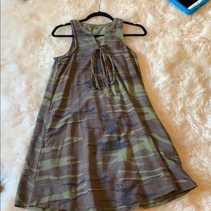 Z Supply Camo Tank Dress Small